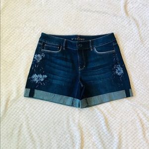 Dark Wash Jean Shorts